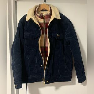 Kith Laight Corduroy Jacket FW18 - Navy Medium